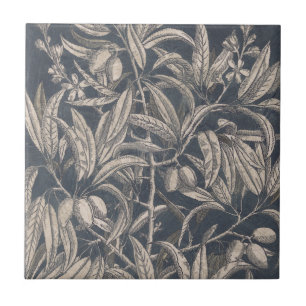 Vintage Frucht u. Blumeni Fliese