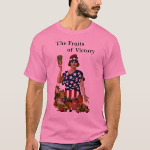 Vintage Früchte des Sieg-Plakat-T - Shirt