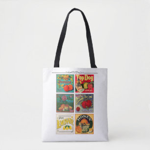 Vintage Fruchtfirmenanzeige-Tasche