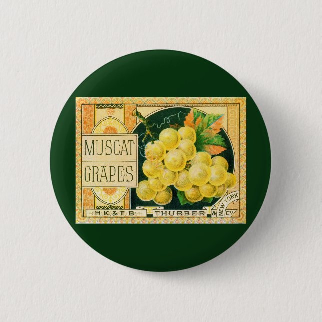 Vintage Fruchtkäse Button (Vorderseite)