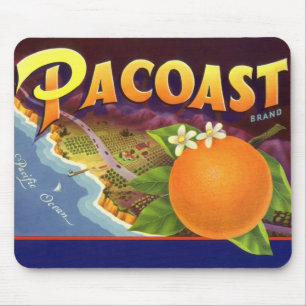 Vintage Fruchtkäse Mousepad