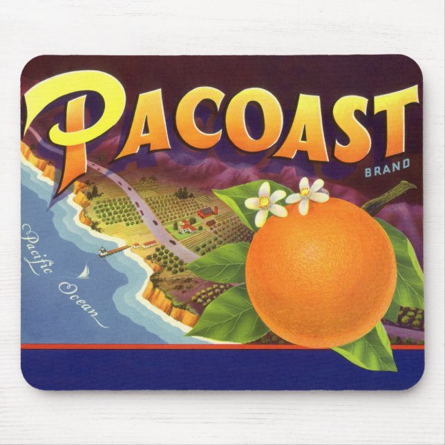 Vintage Fruchtkäse Mousepad (Vorne)