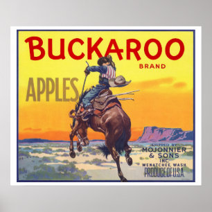 Vintage Fruchtkäse Poster