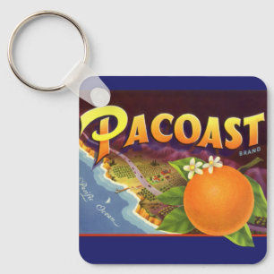 Vintage Fruchtkäse Schlüsselanhänger