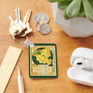 Vintage Fruchtkäse Schlüsselanhänger