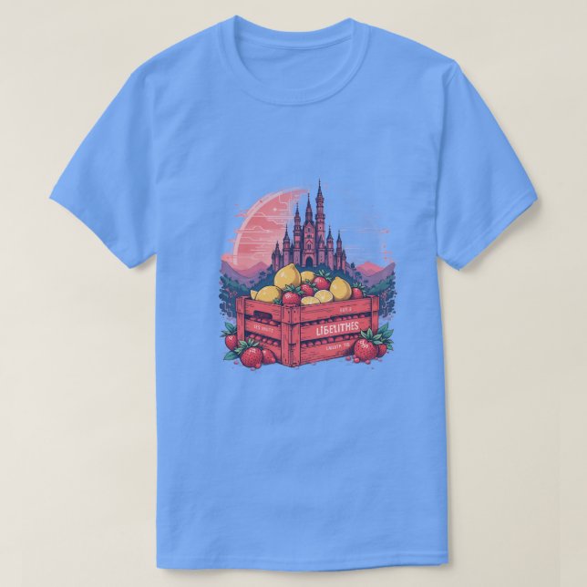 Vintage-Fruchtkiste-T-Shirt T-Shirt (Design vorne)
