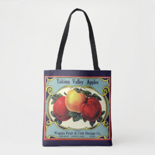 Vintage-Fruchtkisten-Etiketten-Kunst Yakima Valley