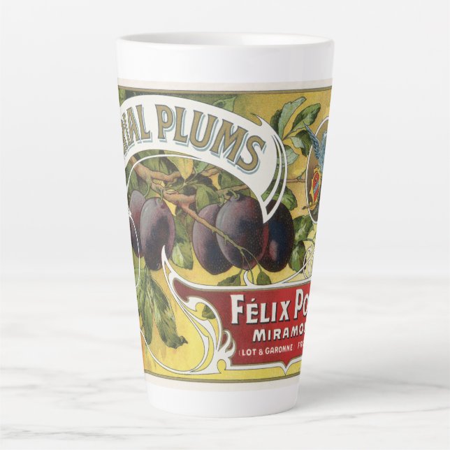 Vintage-Fruchtschachtel-Etikettenkunst, Imperial-P Milchtasse (Vorderseite)