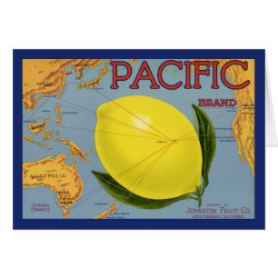 Vintage-Fruchtschachtel-Etikettenkunst Pacific Lem