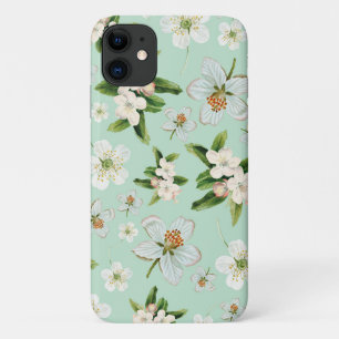 Vintage Frühjahrsblüte-Blume Muster Case-Mate iPhone Hülle