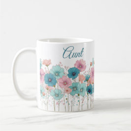 Vintage Frühlingsblumen für Tante Kaffeetasse