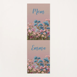 Vintage Frühlingsblumengarten für Mama Yogamatte
