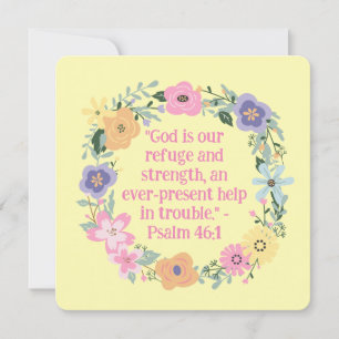 Vintage Frühlingsblumenkranz religiöse Leere