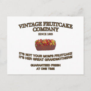 Vintage Fruitcake Company Postkarte
