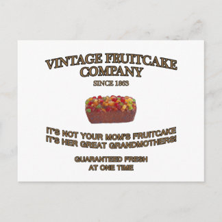 Vintage Fruitcake Company Postkarte