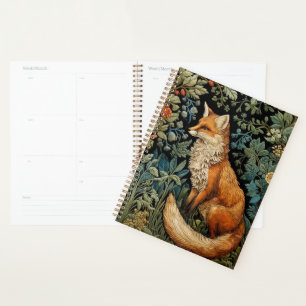Vintage Fuchs Botanisches Waldfloral William Morri Planer