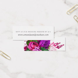Vintage Fuchsien und Lila Shabby Wedding RSVP