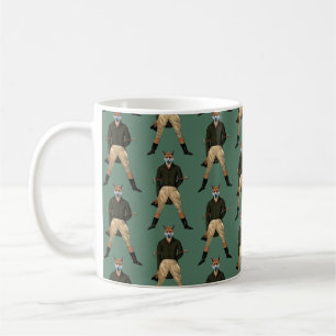 Vintage Fuchsjagd Kaffeetasse