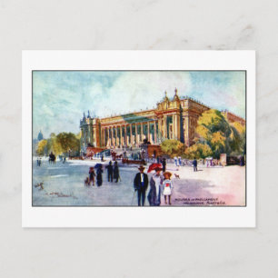 Vintage Fullwood Aquarelle Melbourne Australien Postkarte