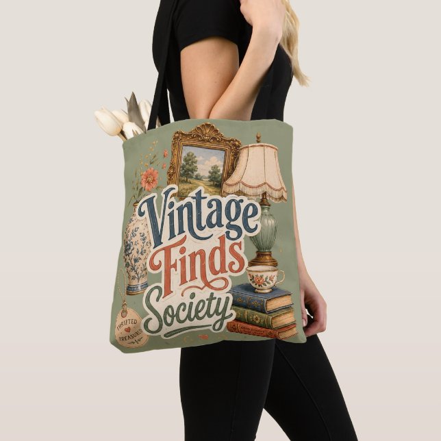 Vintage-Funde Cottagecore-Schätze Grün (Von Nahem)