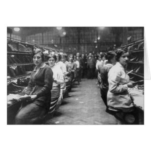 Vintage Funktions-Frauen - elend bei der Arbeit,