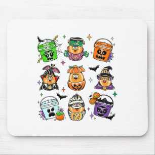 Vintage Funny Nuggets Meal Ecket Halloween Spooky Mousepad