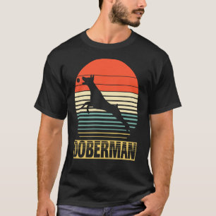 Vintage für Dobermann-Hund Lustiger Geburtstag T-Shirt