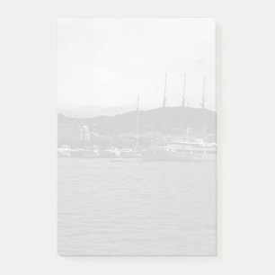 Vintage Fürstentum Monaco Der Hafen 1970 Post-it Klebezettel