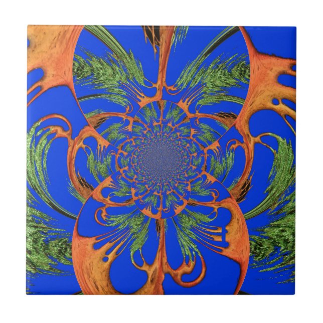 Vintage Fusion Hakuna Matata Fusion Designer Grafi Fliese (Vorderseite)