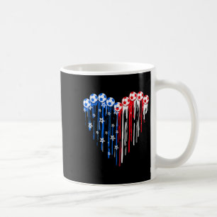 Vintage Fußball 4. Juli Männer USA Amerikanische F Kaffeetasse