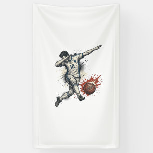 Vintage-Fußball-Dab-Spieler-Grafik-Shirt-Design_1 Banner