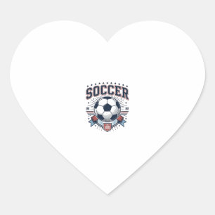 Vintage-Fußball-Emblem-Shirt-Design_1 Herz-Aufkleber