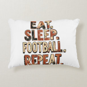Vintage-Fußball-Fan-Design Retro-Fußball-Grafik Dekokissen