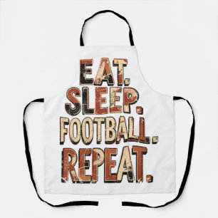 Vintage-Fußball-Fan-Design Retro-Fußball-Grafik Schürze