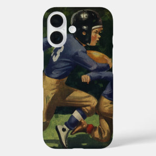 Vintage-Fußball, Kinder, Jungen beim Sport iPhone 16 Hülle