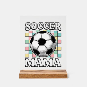 Vintage-Fußball-Mama-Gravur-Shirt-Design_1 Acrylschild