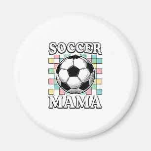 Vintage-Fußball-Mama-Gravur-Shirt-Design_1 Magnet