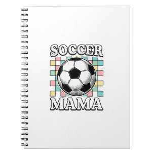 Vintage-Fußball-Mama-Gravur-Shirt-Design_1 Notizblock
