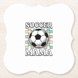 Vintage-Fußball-Mama-Gravur-Shirt-Design_1 Untersetzer
