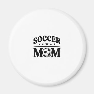 Vintage Fußball-Mama-Shirt Vektor-Design_1 Magnet