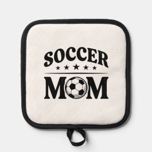 Vintage Fußball-Mama-Shirt Vektor-Design_1 Topflappen