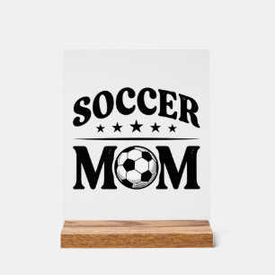 Vintage-Fußball-Mama-Shirt-Vektordesign_1 Acrylschild