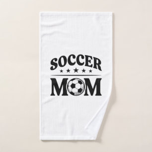 Vintage Fußball-Mama-Shirt-Vektordesign_1 Handtuch