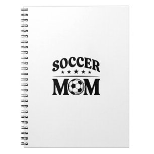 Vintage-Fußball-Mama-Shirt-Vektordesign_1 Notizblock