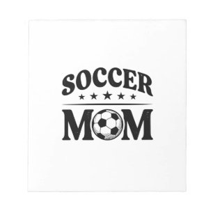 Vintage Fußball-Mama-Shirt-Vektordesign_1 Notizblock