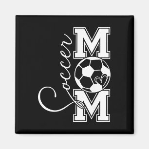 Vintage Fußball-Mama-Stolz-Geschenk für Männer Fra Magnet