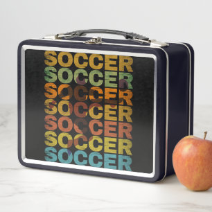 VINTAGE-FUSSBALL METALL BROTDOSE