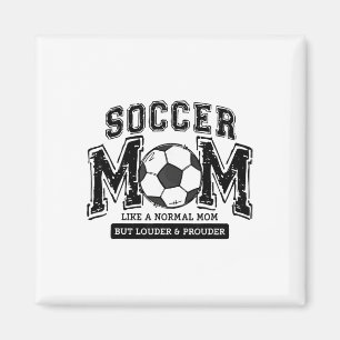 Vintage Fußball-Mutter-Leben Geschenk für Männer F Magnet