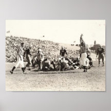 Vintage Fußball Poster-man-Höhle, Büroeinrichtung