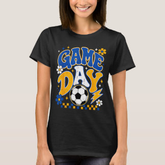 Vintage Fußball-Spieltag-Shirt Frauen Mädchen T-Shirt